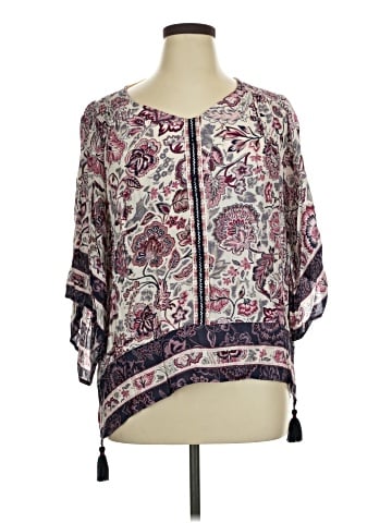 Democracy 3/4 Sleeve Blouse (view 1)
