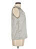 Unbranded Silver Sleeveless Blouse Size M - photo 4