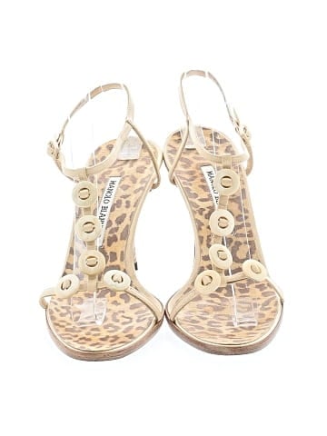Manolo Blahnik leather sandals (view 2)