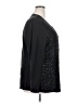 J. Peterman 100% Nylon Black Long Sleeve Blouse Size 20 - photo 4