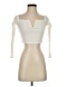 Privacy Please Ivory Short Sleeve Top Size S - photo 1