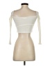 Privacy Please Ivory Short Sleeve Top Size S - photo 2