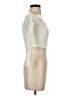 Privacy Please Ivory Short Sleeve Top Size S - photo 4