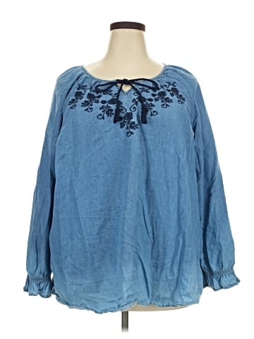 Catherines Long Sleeve Blouse (view 1)