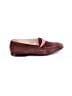 Assorted Brands 100% Leather Color Block Burgundy Flats Size EU 37 - photo 1