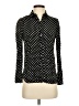 Zara Polka Dots Black Long Sleeve Blouse Size XS - photo 1