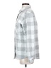 Member's Mark Checkered-gingham Gray Long Sleeve Blouse Size S - photo 5