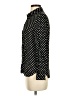 Zara Polka Dots Black Long Sleeve Blouse Size XS - photo 5