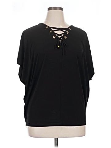 MICHAEL Michael Kors Short Sleeve Blouse (view 1)
