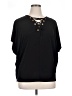 MICHAEL Michael Kors Black Short Sleeve Blouse Size 1X - photo 1