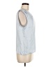 Shein Blue Sleeveless Blouse Size 6 - photo 4