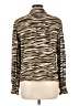 Cloth & Stone 100% Rayon Animal Print Tan Long Sleeve Blouse Size L - photo 2