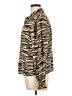 Cloth & Stone 100% Rayon Animal Print Tan Long Sleeve Blouse Size L - photo 5