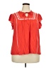 Indigo Rose Red Short Sleeve Blouse Size 2X - photo 1