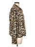 Cloth & Stone 100% Rayon Animal Print Tan Long Sleeve Blouse Size L - photo 4