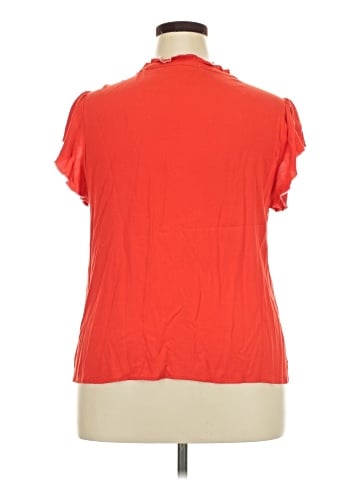 Indigo Rose Short Sleeve Blouse (view 2)