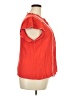 Indigo Rose Red Short Sleeve Blouse Size 2X - photo 4