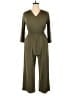 Jasambac Solid Green Jumpsuit Size L - photo 1