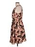 Ark & Co. Floral Brown Cocktail Dress Size L - photo 5