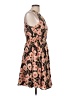 Ark & Co. Floral Brown Cocktail Dress Size L - photo 4