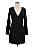 Halston Heritage Solid Black Cocktail Dress Size 4 - photo 1