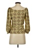 NATION LTD Yellow 3/4 Sleeve Blouse Size S - photo 2