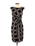 Jones Studio Graphic Black Cocktail Dress Size 4 - photo 1