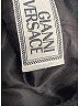 Gianni Versace 100% Wool Black Vintage Wool Coat Size 18 - photo 9