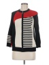 St. John Color Block Black Cardigan Size M - photo 1