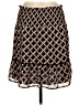 DR2 100% Polyester Argyle Brown Casual Skirt Size M - photo 2