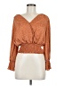 Bucketlist Orange Long Sleeve Blouse Size M - photo 1