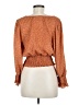 Bucketlist Orange Long Sleeve Blouse Size M - photo 2