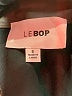 LE BOP 100% Polyurethane Brown Short Sleeve Top Size S - photo 7