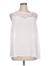 Torrid 100% Polyester White Sleeveless Blouse Size 1X Plus (1) - photo 1