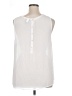 Torrid 100% Polyester White Sleeveless Blouse Size 1X Plus (1) - photo 2