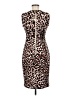 Calvin Klein Animal Print Multi Color Brown Cocktail Dress Size 6 - photo 2