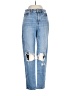 American Eagle Outfitters Hearts Blue Jeans Size 2r - photo 1