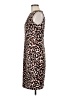 Calvin Klein Animal Print Multi Color Brown Cocktail Dress Size 6 - photo 5