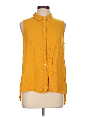 Fever Sleeveless Button-Down Shirt (view 1)