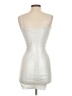 Klesis Metallic Silver Cocktail Dress Size S - photo 2