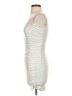 Klesis Metallic Silver Cocktail Dress Size S - photo 5