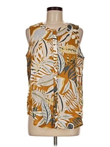 C&C California Sleeveless Button-Down Shirt (view 1)