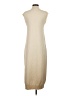 Dynamite Solid Tan Casual Dress Size XS - photo 2