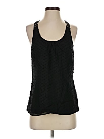 Bebe Sleeveless Silk Top (view 1)