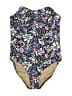 J.Crew Floral Ivory One Piece Swimsuit Size 8 - photo 1