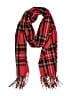 Unbranded Plaid Red Scarf One size - photo 1