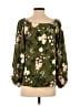 Sugarlips Green 3/4 Sleeve Blouse Size S - photo 2