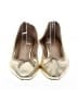 Veronica Beard Metallic Gold Heels Size 10 - photo 2