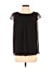 Alice + Olivia 100% Polyester Black Short Sleeve Blouse Size S - photo 1
