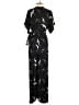 Leith 100% Polyester Stars Black Jumpsuit Size S - photo 2